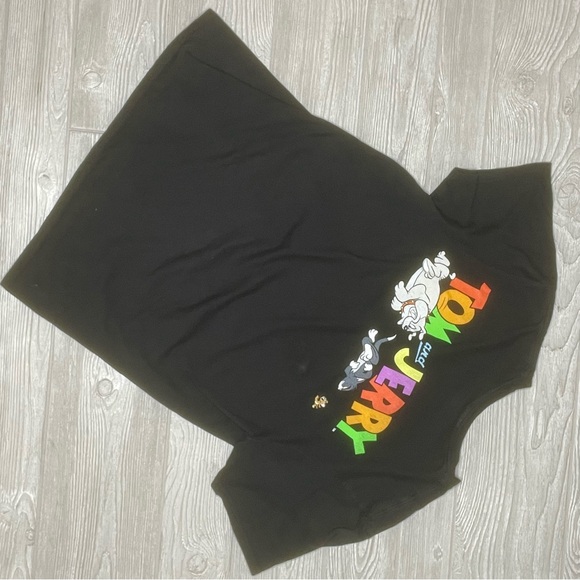 Tom and Jerry 90s style graphic t shirt cat & mouse short sleeve cotton shirt m - Picture 4 of 5